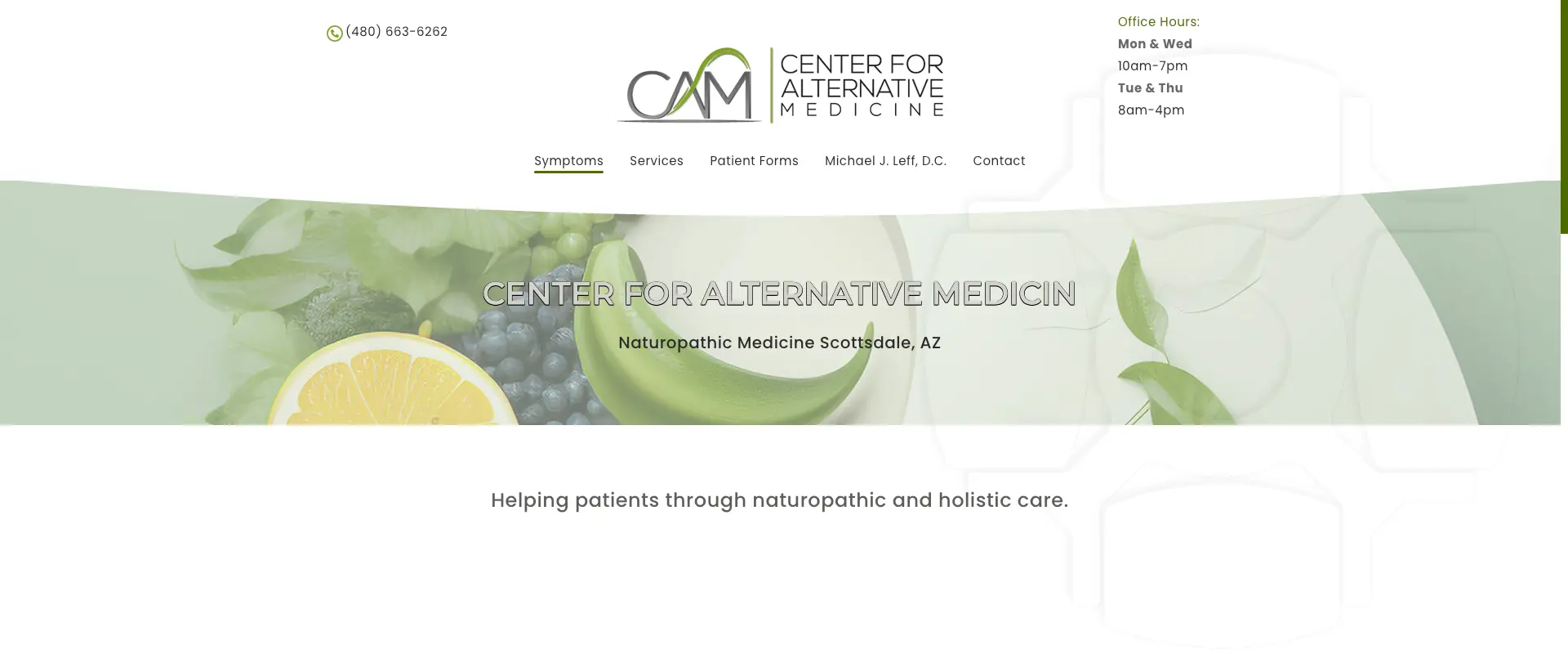 Center for Alternative Medicine Illustration
